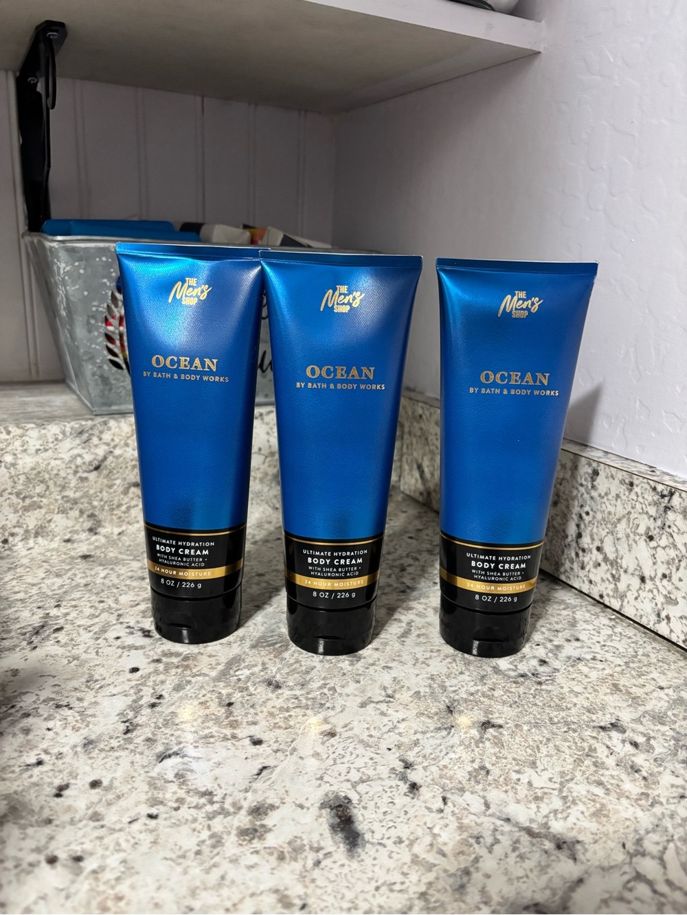 Lot of 3 Bath & Body Works  Ocean Body Cream NIP